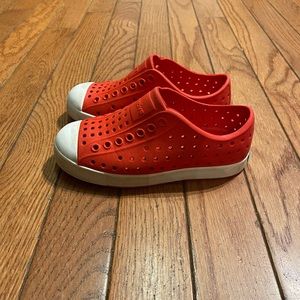 Toddler Native shoes.